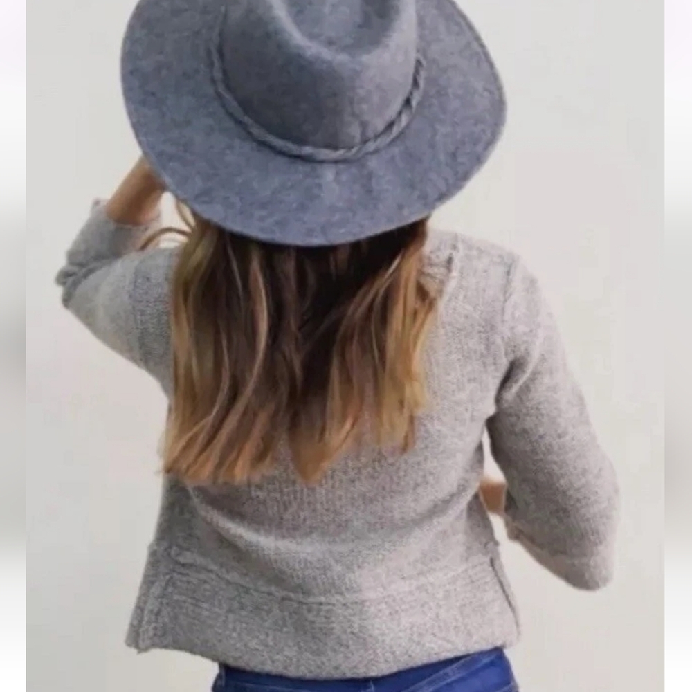 Free People Wool Blend Cardigan with Wooden Buttons - Picture 2 of 9